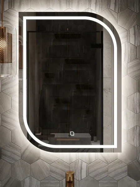 Зеркало навесное Z-17 с подсветкой вертикальное