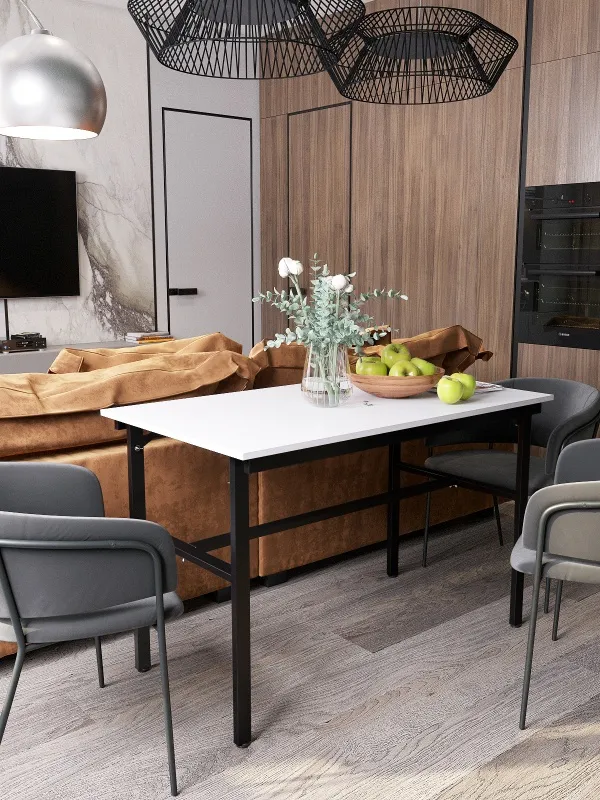 Стол раскладной "Брион №1" Бодега белая