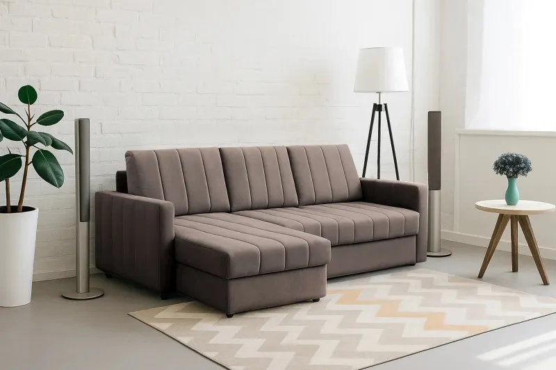 Угловой диван-кровать "Ларио" СТАНДАРТ Вариант 4