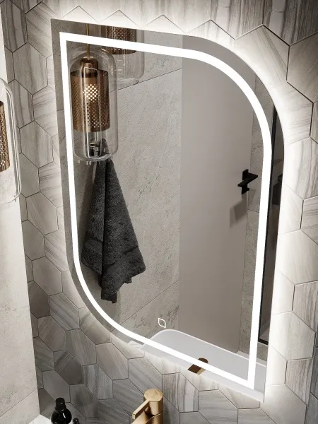 Зеркало навесное Z-17 с подсветкой вертикальное