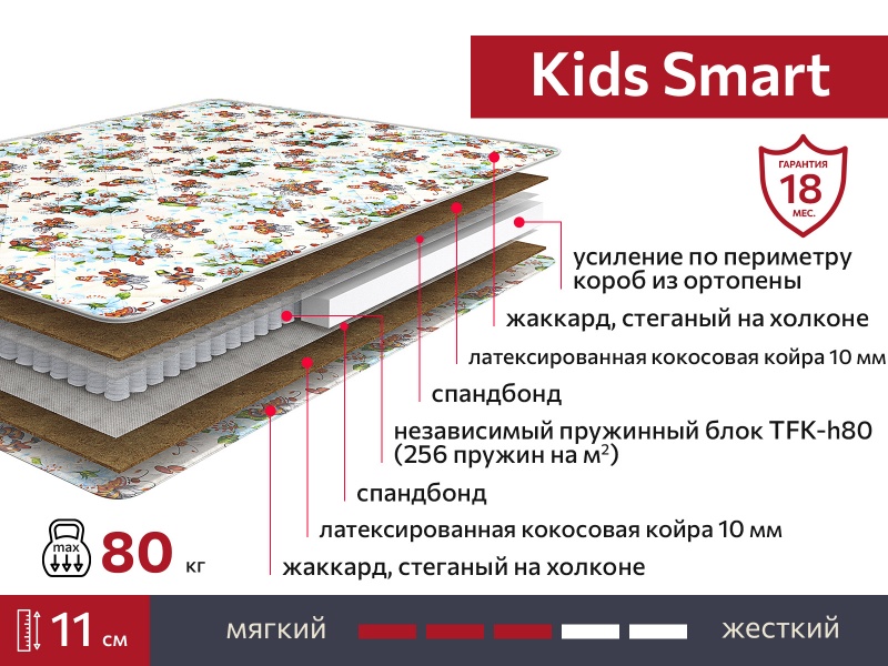 Матрас Kids Smart 600х1400