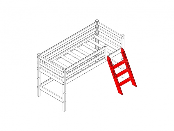 Пакет № 14 Наклонная лестница для низкой кровати